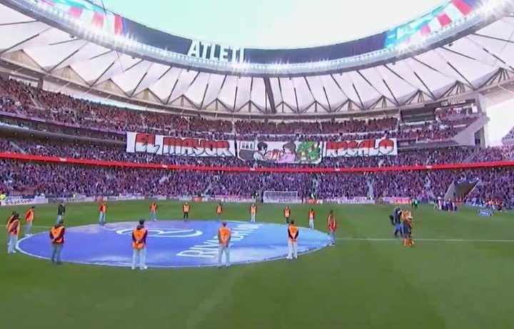 El tifo del Metropolitano para el día de hoy