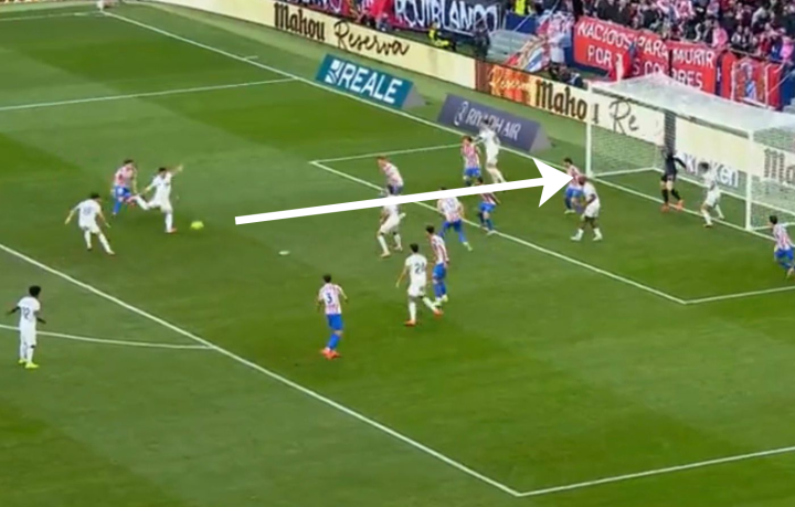 La secuencia del gol anulado al Valencia