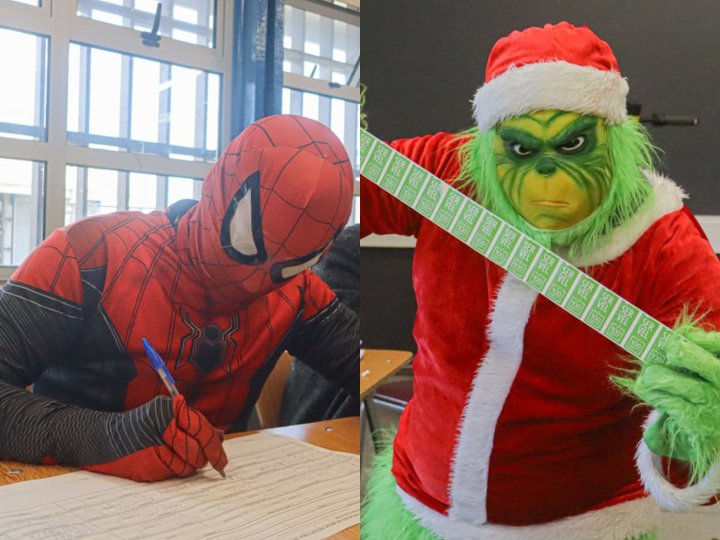 Grinch a Spider Man Elecciones Presidenciales 2025