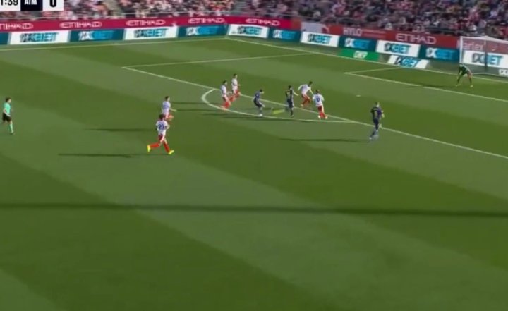 La primera llegada del Atleti