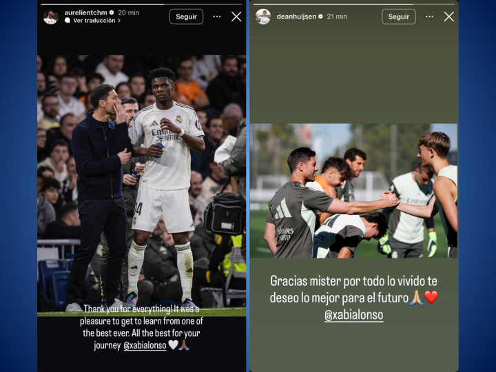 Tchouamení y Huijsen se suman a las despedidas a Xabi Alonso