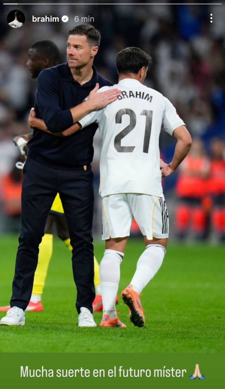 Brahim se despide de Xabi