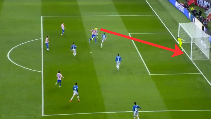 Ahora sí, para dentro Sorloth: la imagen del gol del noruego