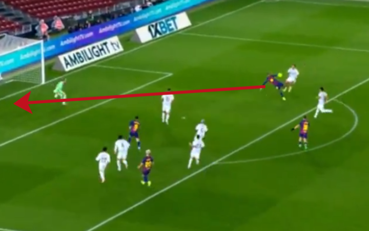 La imagen del golazo de Lamine Yamal para el 3-0