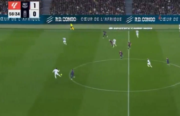 Y la imagen del 2-0 del Barça: Raphinha