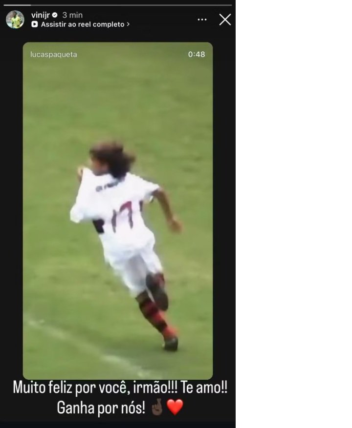 Instagram de Vinicius.