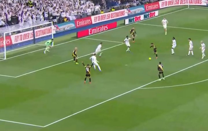 La imagen de la ocasión clarísima de Ilias