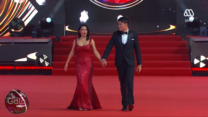 Daniela Aránguiz y "Cuco" Cerda fueron pifiados en la Gala