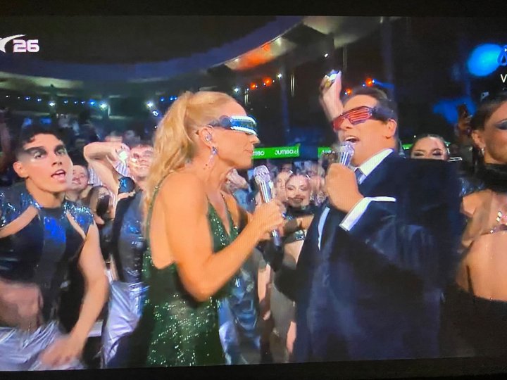 Rafael y Karen, animadores del Festival