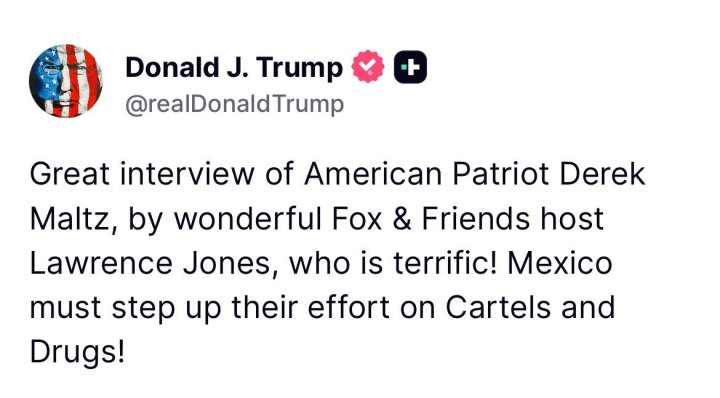 Donald Trump reacciona al abatimiento de 'El Mencho'