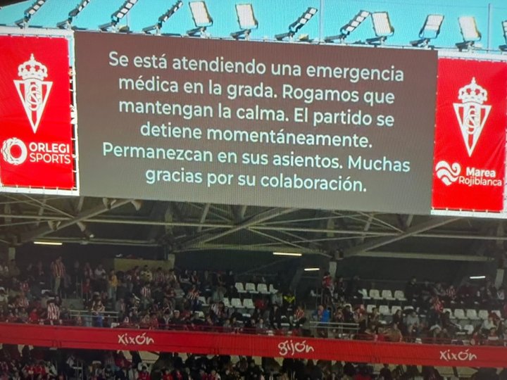 El videomarcador de El Molinón