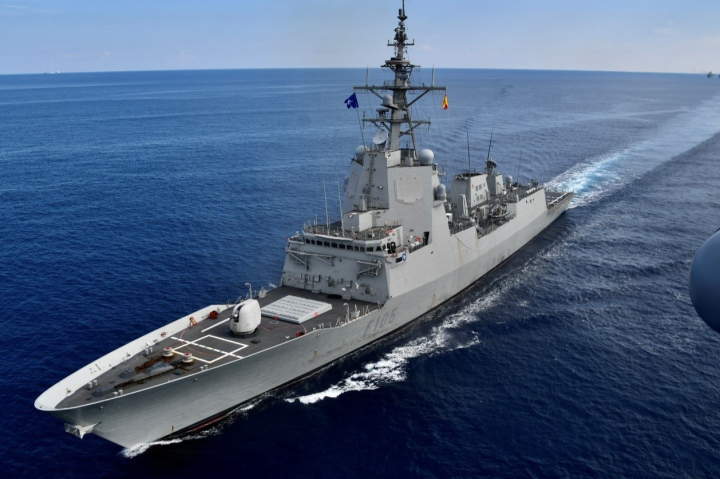 La fragata 'Cristóbal Colón' es la más avanzada de la Armada Española