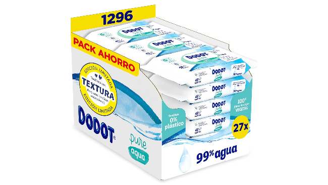 Dodot toallitas para bebé con un 40% de descuento