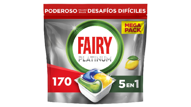 Fairy Plantinum limón, cápsulas con un 48% de descuento
