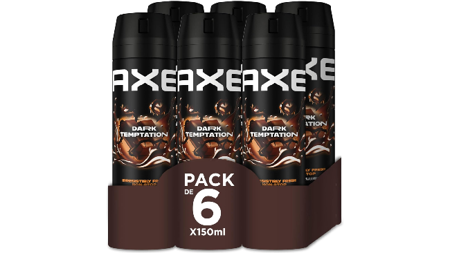 ‘Pack’ de 6 AXE Dark con un 42% de descuento