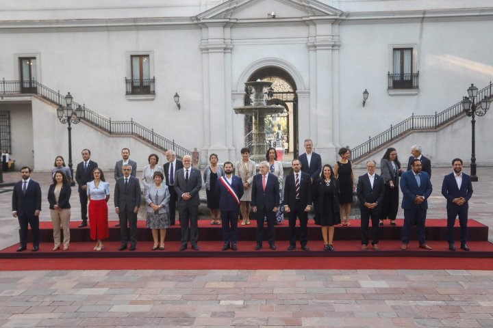 Así fue la última foto del Gobierno del Presidente Gabriel Boric y sus ministros
