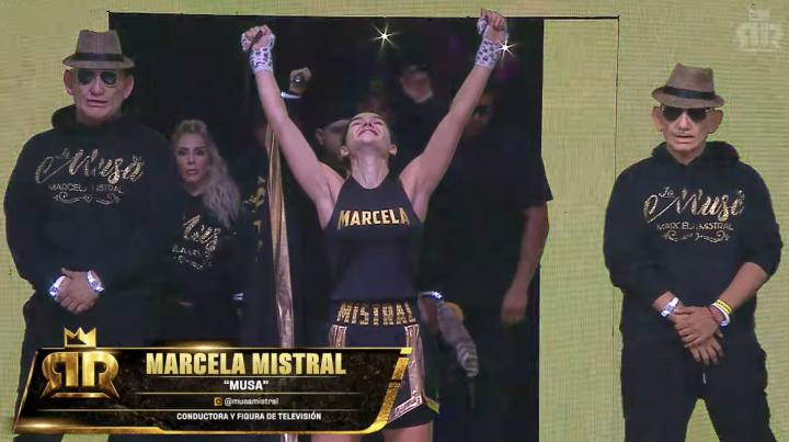 Marcela Mistral se presenta en el Ring Royale