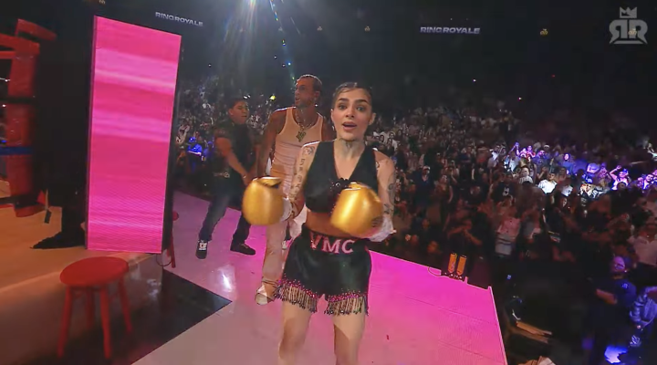 Karely Ruiz llega al cuadrilátero del Ring Royale