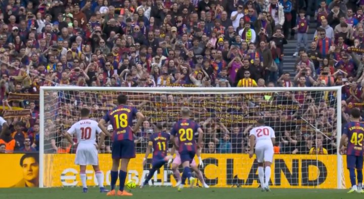 Y la imagen del 2-0 de Raphinha