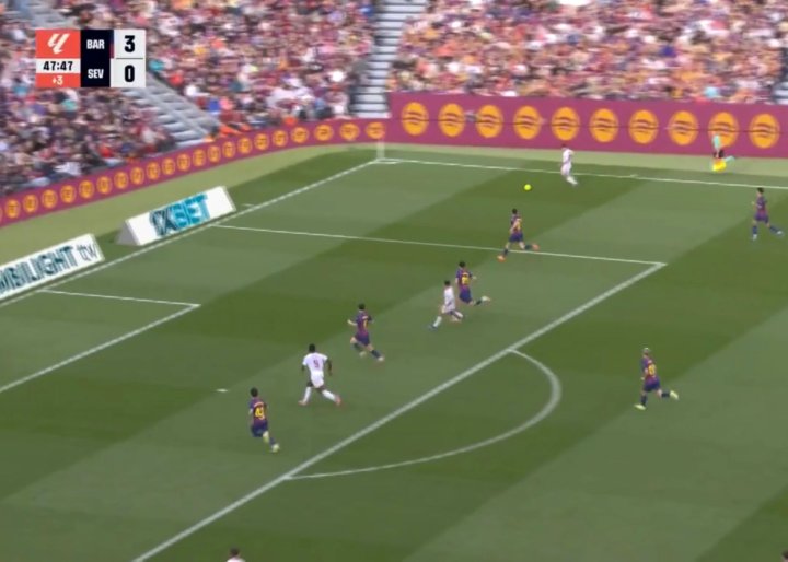 La secuencia del 3-1 de Oso para el Sevilla