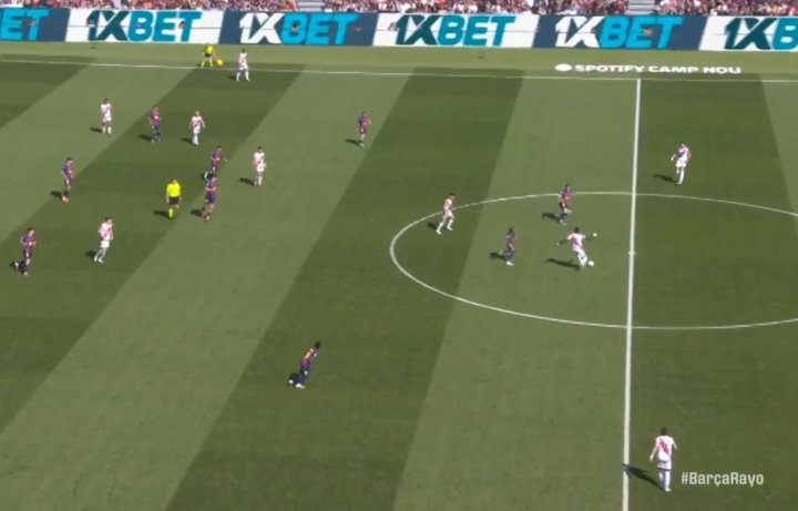 La ocasión de Raphinha para el 1-0