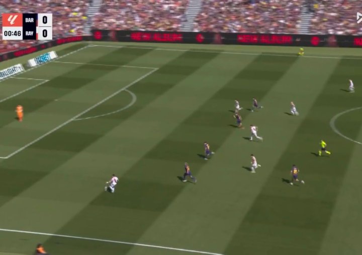 La secuencia del 0-1 que tuvo el Rayo