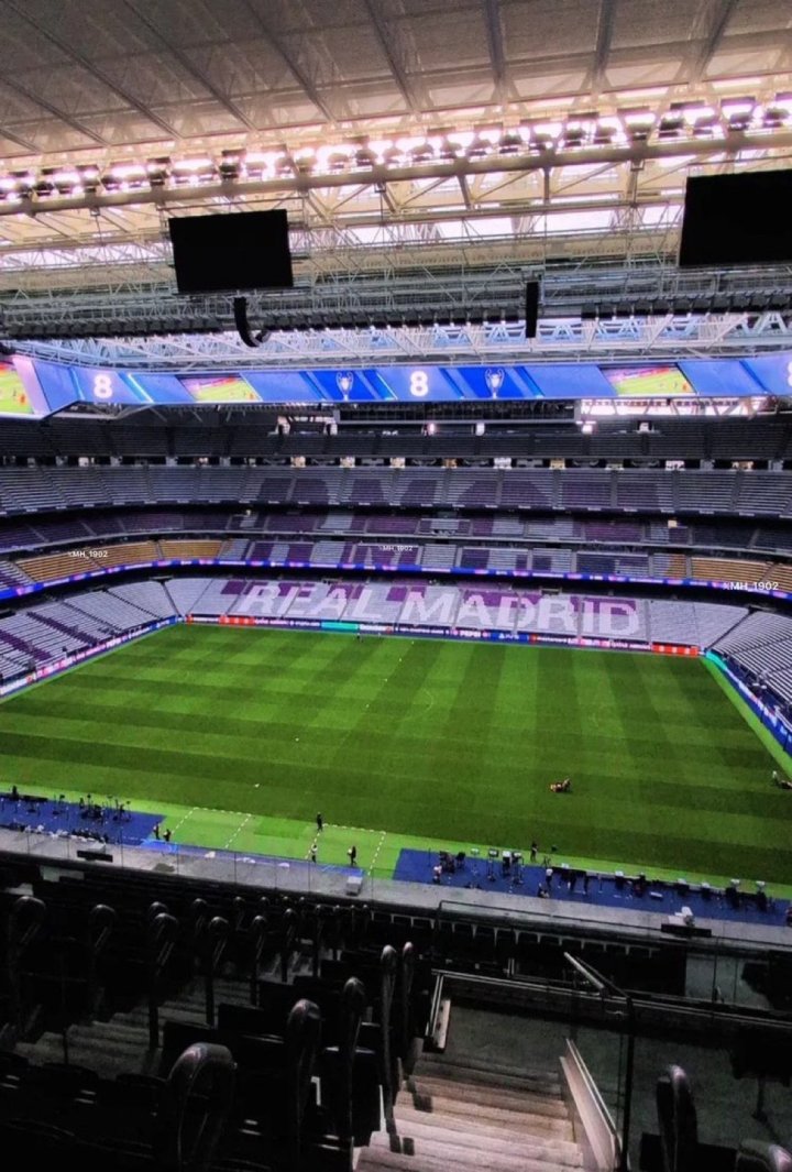 El tifo del Bernabéu