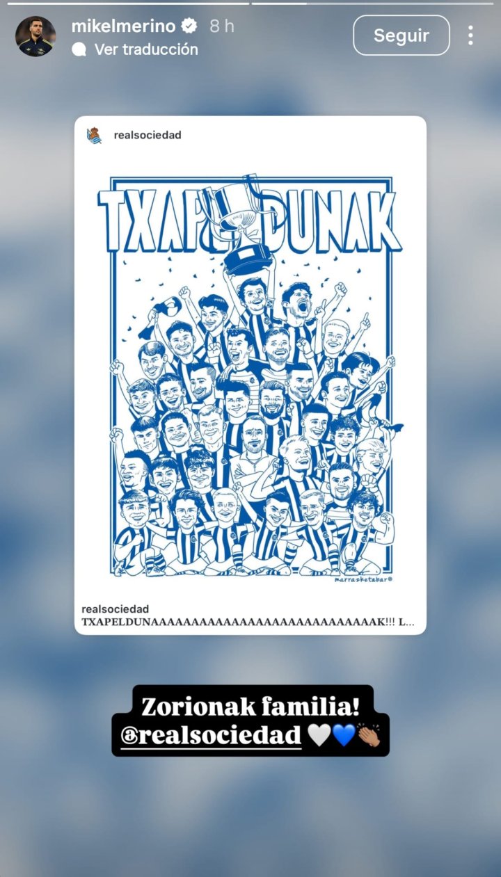 Merino se acuerda de la Real