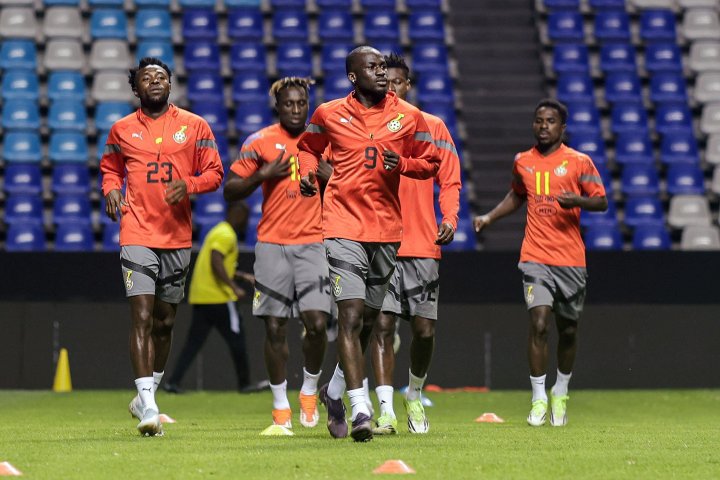 Entrenamiento de Ghana en Puebla
