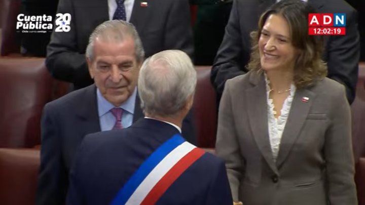 Eduardo Frei dice presente en la Cuenta Pública: es el único expresidente en la ceremonia