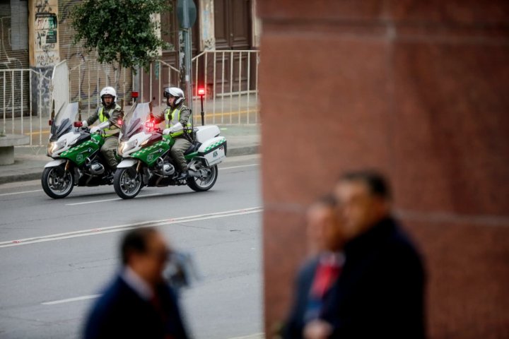 Carabineros se despliega en el Congreso Nacional de cara a la Cuenta Pública de Kast